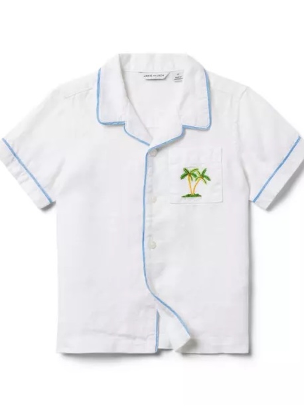 Janie and jack the embroidered cabana shirt 2t and 7